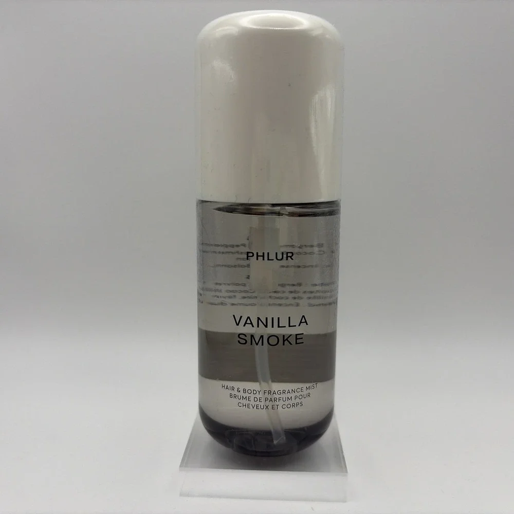 PHLUR Vanilla Smoke Hair & Body Fragrance Mist 3oz Woody Gourmand NEW Sealed